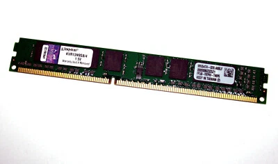 4 GB DDR3 RAM 240-pin PC3-10600 non-ECC 1,5V   'Kingston KVR13N9S8/4' - Photo 1/2