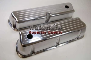 Cubierta de válvula de aluminio fresado para bola de esmalte Ford 289 302 351W y 5,0L bloque pequeño SBF - Imagen 1 de 1