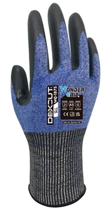 12 x Wonder Grip WG-1875 DEXCUT Nitrile Coated 18 Gauge Cut Resistant Gloves - Picture 1 of 3
