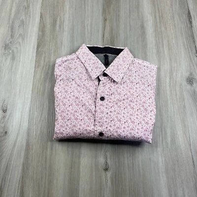 SMASH FLORAL DESIGN COTTON BUTTON DOWN UP SHIRT MEN’s Large - Image 1 of 4