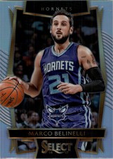 2016-17 Select Prizms Silver Hornets Basketball Card #76 Marco Belinelli