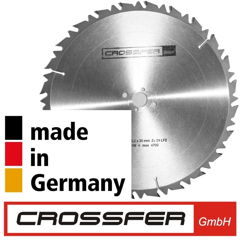CROSSFER GMBH HM-KREISSÄGEBLATT 400mmx30mm Z24 Grobschnitt lange Standzeit MADE IN GERMANY NEU