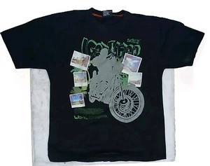Y2k Vintage AKCESS Hip Hop Culture Lazy Beach Graffiti T-Shirt Black 3XL RARE - Picture 1 of 7