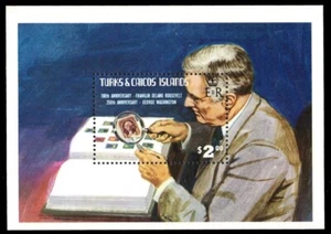 TURKS and CAICOS 526 - Franklin Roosevelt Birth Centenary S/S (pb63773) - Picture 1 of 1