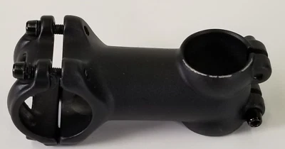 Haste de bicicleta para guidão de 31,8 mm / haste de 25,4 mm / liga de alumínio preta - Imagem 1 de 4