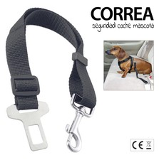 CORREA COLLAR CINTURON SEGURIDAD DE MASCOTA COCHE perro gato asiento trasero