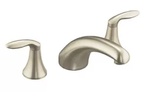 Kohler Coralais Bañera MONTAJE EN CUBIERTA Grifo Borde NÍQUEL CEPILLADO T15290-4-BN - Imagen 1 de 2