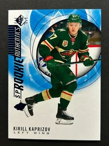 2020-21 SP Retail Blue Kirill Kaprizov SP Rookie Authentics #129 Combine Ship - Picture 1 of 2