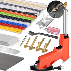 120W Kunststoff Schweißgerät 5 Spitzen 3 in 1 Kunststoff Schweißset Kunststoff Reparaturset mit - Bild 1 von 12