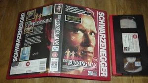 The Running Man VHS Video Ex Rental Big Box Cert RCA - Picture 1 of 5