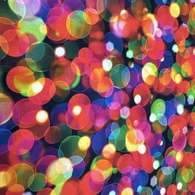 Colorful Rainbow All Aglow Bubble Pattern Cotton Fabric Hoffman 1/2Y #29 - Image 1 of 4
