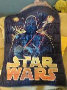 WEIGHTED Star Wars Darth Vader Boy Warm Blanket Throw Youth Kids Bed Cover - Picture 1 of 4