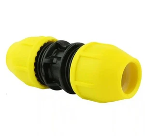 1-1/4 Zoll IPS SDR 10 Unterirdisch Gelb Poly Gas Rohr Kupplung Home-Flex - Bild 1 von 7
