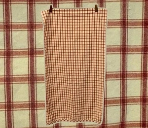 1 Rey Ralph Lauren LAKE HOUSE Rojo Crema Tattersall PC Casa de campo Vacaciones costeras - Imagen 1 de 5