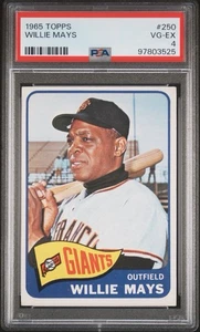 WILLIE MAYS 1965 TOPPS PSA 4 ! *NEW SLAB BEUATY ! *WELL CENTERED ! *MVP SEASON ! - Picture 1 of 2