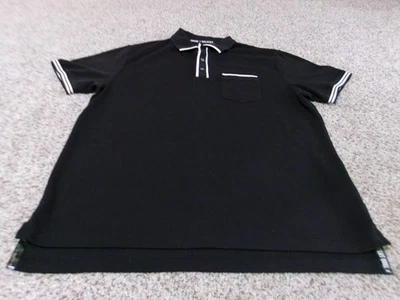 FootJoy X Todd Snyder Men L Polo Shirt Short Sleeve Golf Poly Spandex Black - Image 1 of 4