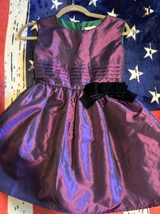 American Girl EUC Purple Party Dress for Girl Sz 7, Holiday - Picture 1 of 6