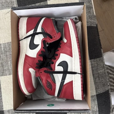Zapatillas Air Jordan 1 Retro High Chicago Lost and Found, Talla 7Y Foto 1 de 4