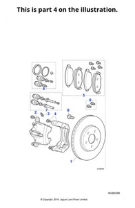 Jaguar Genuine Anchor Bracket Replacement Fits X-Type 2001-2010 Classic C2S48016 - Picture 1 of 9