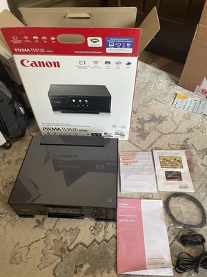 Canon PIXMA TS9120 All-in-One Inkjet Printer/ Wireless / Original Box, Manual - Image 1 of 4