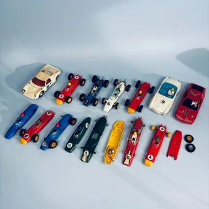 VINTAGE SCALEXTRIC TRIANG COOPER PORSCHE BRM LOTUS MERCEDES FOR SPARES / REPAIRS - Picture 1 of 8