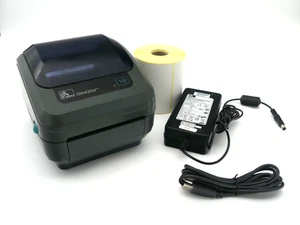 Zebra GX420d USB LAN - schneller als GK420d +500 Etiketten 4x6, Original Zebra 100W Netzteil - Bild 1 von 8