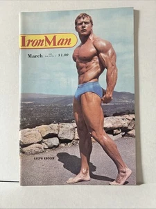 IRON MAN bodybuilding muscle magazine RALPH KROGER & DAN TOBOL/Arnold  Mar 1975 - Bild 1 von 4