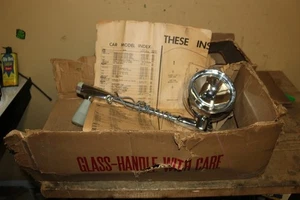 New In Box Vintage 1952 Allstate Chrome Police Spotlight Chevrolet Ford Rat Rod - Picture 1 of 21