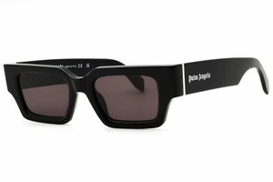 PALM ANGELS HYDE PERI086C99PLA0011007 Sunglasses Black Frame Gray Lenses 50mm - Picture 1 of 4