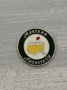 Marcador de pelota de golf vintage raro auténtico sin fecha Masters Tournament - Imagen 1 de 2