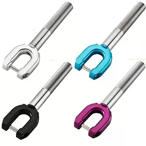 Threaded Fat Forks for Stunt Scooter 100mm 110mm wheels fits Razor Slamm JD Bug - Picture 1 of 2