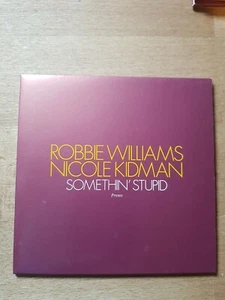Robbie Williams And Nicole Kidman – Somethin' Stupid CD Neuwertig Promo - Bild 1 von 2