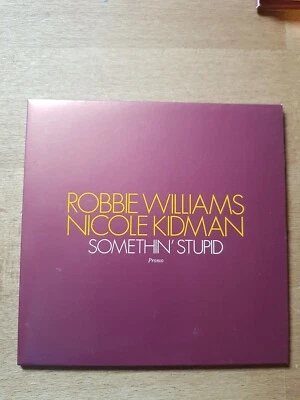 Robbie Williams And Nicole Kidman – Somethin' Stupid CD Neuwertig Promo - Bild 1 von 2