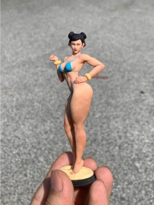 1/12 1/16 1/18 Bikini Muscle Girl Miniature Scene Props Figure Doll For Car Toy - Image 1 of 4