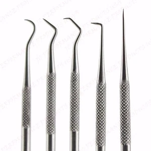 5 STCK. EDELSTAHLSONDE PICK SET SET LÖTELEKTRONIK REPARATUR KABEL - Bild 1 von 2