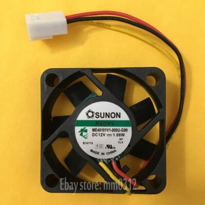 1pc   ME40101V1-0000-G99 DC12V 1.08W 4CM   Fan 3pin - Image 1 of 4