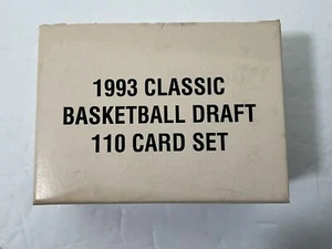 1993 Classic Basketball Draft 110 Card Set New In Box - Picture 1 of 5