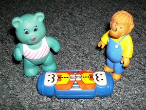 Lot BEAR duo figures REMCO 1984 Berenstain Papa 1986 Dream Huggy toys couple - Picture 1 of 1