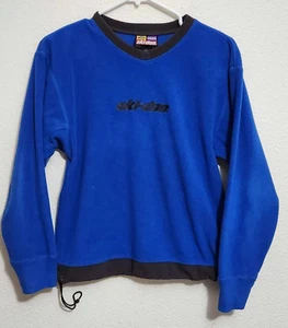 SnoGear Ski-Doo Boys Size 12 Long-Sleeve Sweatshirt W/ Drawstring Bottom Blue - Picture 1 of 3