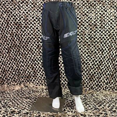 NEW Medium Exalt T4 Paintball Pants - Black/Blue - Image 1 of 4