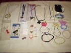 Bulk Pack 25 Items Jewellery - Necklaces, Bracelets, Earrings & Rings - Lot N