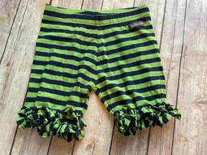 Matilda Jane size 8 Hello Lovely Rivers and Streams Green Striped shorties B1 - Picture 1 of 2