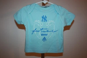 New York YANKEES "Future Hitter" INFANTS 6-9 Months Adidas Shirt - Picture 1 of 4