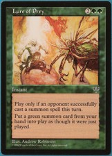 Lure of Prey Mirage NM Green Rare MAGIC THE GATHERING CARD (ID# 231866) ABUGames