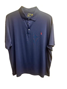 Polo Ralph Lauren Performance 2XB/2TG blu navy polo manica corta - Foto 1 di 4