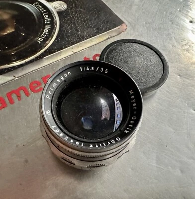 Meyer Look Görlitz Prim Agon 4.5/35 35mm 35 MM 4.5 1:4.5 - Exa Exakta - Image 1 of 4