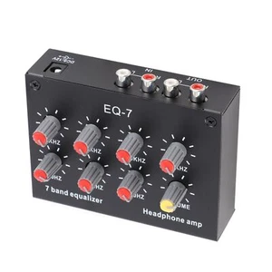7-Band--Equalizer Einstellbarer 7-Band-EQ-Verstärker-Equalizer Mit - Bild 1 von 22