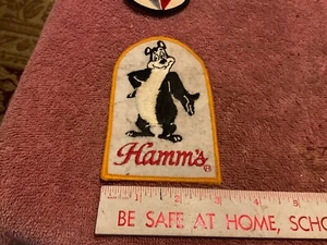 Vintage Sew On Patch Hamm’s Hamms Beer - Picture 1 of 1