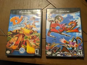 LOT OF 2 Viewtiful Joe 2 (Nintendo GameCube Game, 2004) & TY 2 GAMECUBE GAMES - Picture 1 of 3