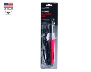 30 Watt Pencil Tip Style Soldering Gun for Wire Electronics Solder Iron w/ Stand - Picture 1 of 6